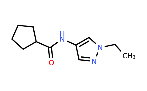 1258740-53-2 | n-(1-Ethyl-1h-pyrazol-4-yl)cyclopentanecarboxamide