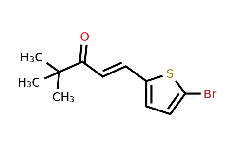 1258828-10-2 | 1-(5-Bromothiophen-2-yl)-4,4-dimethylpent-1-en-3-one