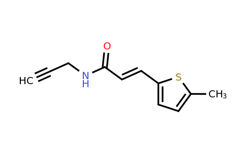 1258829-18-3 | 3-(5-Methylthiophen-2-yl)-N-(prop-2-yn-1-yl)acrylamide