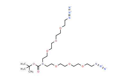 1258939-38-6 | N-Boc-N-bis(PEG3-azide)