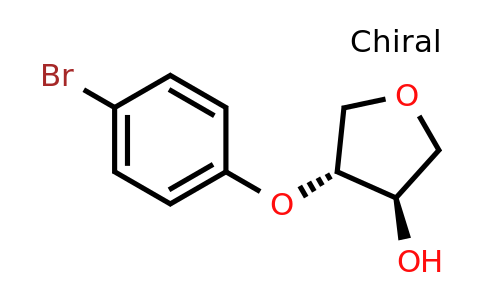 1258963-16-4 | Trans-4-(4-bromophenoxy)tetrahydrofuran-3-ol