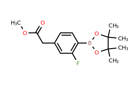 1259022-70-2 | Methyl 2-(3-fluoro-4-(4,4,5,5-tetramethyl-1,3,2-dioxaborolan-2-yl)phenyl)acetate