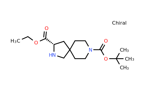 8-tert-Butyl 3-ethyl (3S)-2,8-diazaspiro[4.5]decane-3,8-dicarboxylate