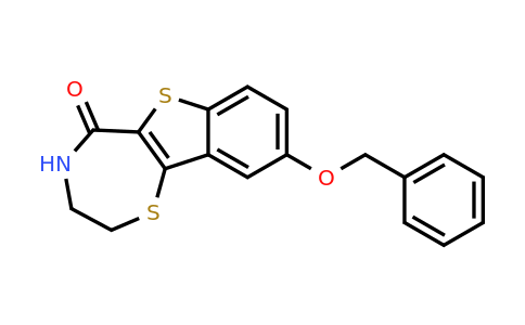 1259977-97-3 | 9-(Benzyloxy)-3,4-dihydrobenzo[4,5]thieno[2,3-f][1,4]thiazepin-5(2H)-one