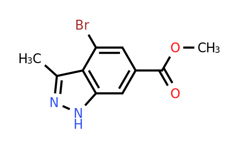1260382-01-1 | Methyl 4-bromo-3-methyl-1H-indazole-6-carboxylate