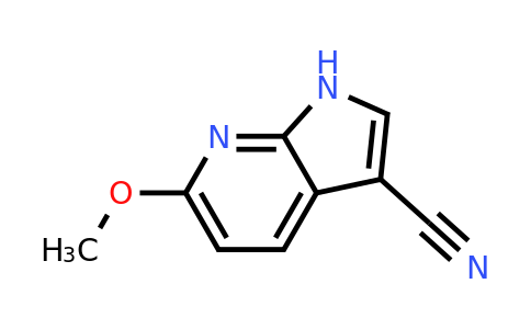 6-methoxy-1H-pyrrolo[2,3-b]pyridine-3-carbonitrile