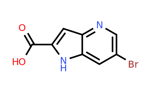 1260386-47-7 | 6-Bromo-1H-pyrrolo[3,2-b]pyridine-2-carboxylic acid