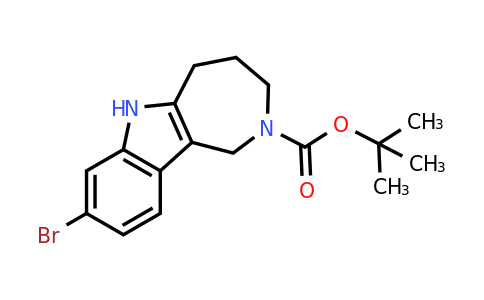 1260494-16-3 | Azepino[4,3-b]indole-2(1H)-carboxylic acid, 8-bromo-3,4,5,6-tetrahydro-, 1,1-dimethylethyl ester