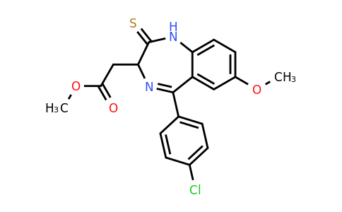 1260530-39-9 | Methyl 2-(5-(4-chlorophenyl)-7-methoxy-2-thioxo-2,3-dihydro-1H-benzo[e][1,4]diazepin-3-yl)acetate