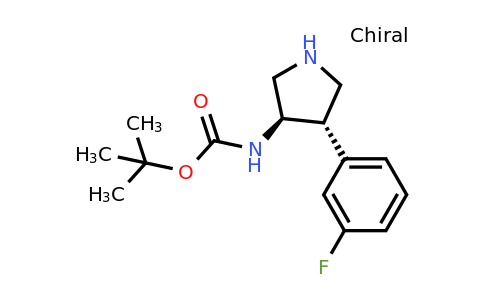 1260596-09-5 | Rac-tert-butyl n-[(3r,4s)-4-(3-fluorophenyl)pyrrolidin-3-yl]carbamate, trans