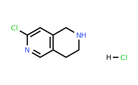 1260664-42-3 | 7-Chloro-1,2,3,4-tetrahydro-2,6-naphthyridine hydrochloride