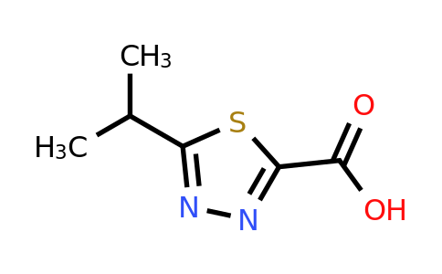 1260672-43-2 | 5-(Propan-2-yl)-1,3,4-thiadiazole-2-carboxylic acid