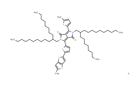 1260685-65-1 | Poly{2,2'-[(2,5-bis(2-octyldodecyl)-3,6-dioxo-2,3,5,6-tetrahydropyrrolo[3,4-c]pyrrole-1,4-diyl)]dithiophene-5,5'-diyl-alt-thieno[3,2-b]thiophen-2,5-diyl}
