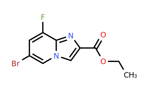 1260763-32-3 | Ethyl 6-bromo-8-fluoroimidazo[1,2-a]pyridine-2-carboxylate