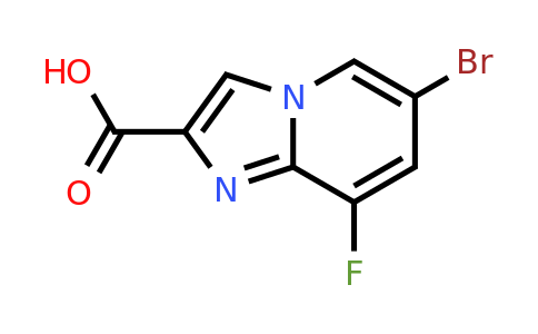 1260784-00-6 | 6-Bromo-8-fluoroimidazo[1,2-a]pyridine-2-carboxylic acid