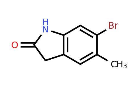1260851-75-9 | 6-Bromo-5-methyl-2,3-dihydro-1H-indol-2-one