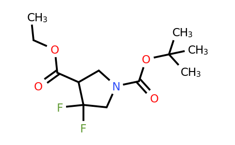 1260887-81-7 | O1-tert-butyl O3-ethyl 4,4-difluoropyrrolidine-1,3-dicarboxylate