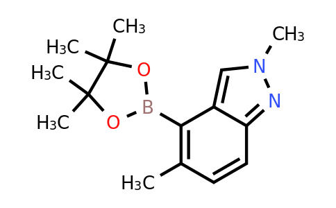 1260909-36-1 | 2,5-Dimethyl-4-(4,4,5,5-tetramethyl-1,3,2-dioxaborolan-2-yl)-2H-indazole