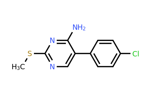 1260910-16-4 | 5-(4-Chlorophenyl)-2-(methylthio)pyrimidin-4-amine