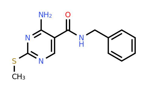 1261007-62-8 | 4-Amino-N-benzyl-2-(methylthio)pyrimidine-5-carboxamide