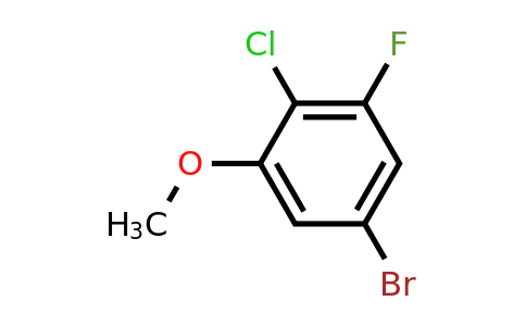 1261216-28-7 | 5-Bromo-2-chloro-1-fluoro-3-methoxybenzene