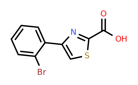 1261268-93-2 | 4-(2-Bromophenyl)thiazole-2-carboxylic acid