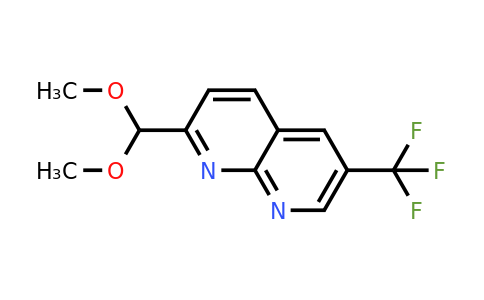 1261365-78-9 | 2-(Dimethoxymethyl)-6-(trifluoromethyl)-1,8-naphthyridine