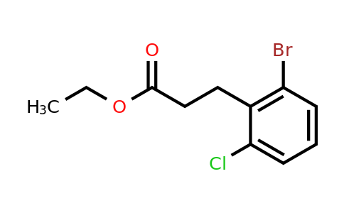 Ethyl 3-(2-bromo-6-chlorophenyl)propanoate