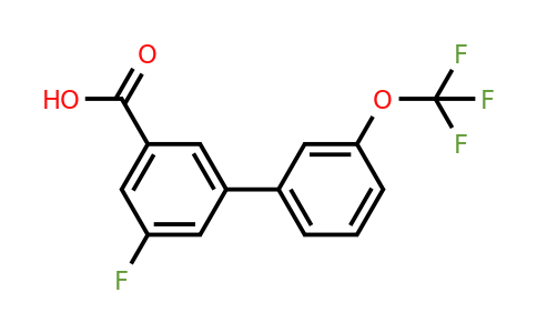 5-Fluoro-3-(3-trifluoromethoxyphenyl)benzoic acid