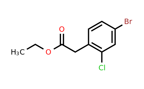 1261606-45-4 | Ethyl 2-(4-bromo-2-chlorophenyl)acetate