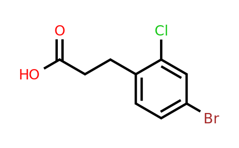1261725-56-7 | 3-(4-Bromo-2-chlorophenyl)propanoic acid