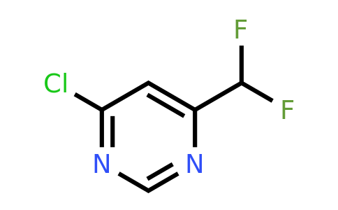 1261737-05-6 | 4-Chloro-6-(difluoromethyl)pyrimidine