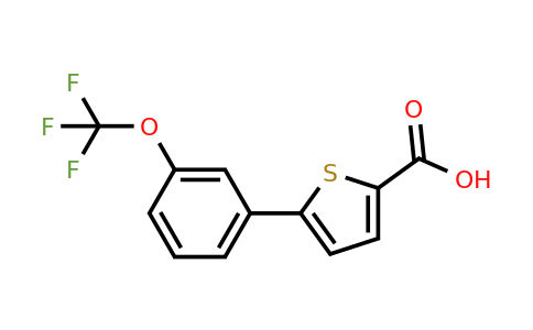 1261747-75-4 | 5-[3-(trifluoromethoxy)phenyl]thiophene-2-carboxylic acid