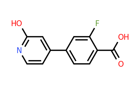 1261895-92-4 | 4-(4-Carboxy-3-fluorophenyl)-2-hydroxypyridine