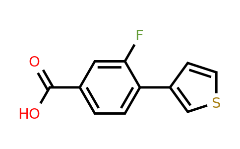 1261942-50-0 | 3-Fluoro-4-(thiophen-3-yl)benzoic acid