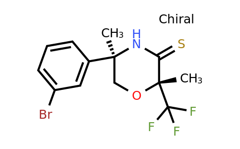 1262859-43-7 | rel-(2S,5R)-5-(3-Bromophenyl)-2,5-dimethyl-2-(trifluoromethyl)morpholine-3-thione