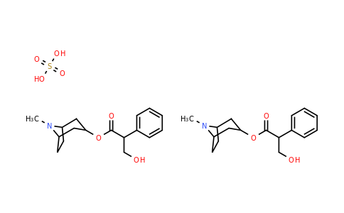 1263045-48-2 | Bis(8-methyl-8-azabicyclo[3.2.1]octan-3-yl 3-hydroxy-2-phenylpropanoate), sulfuric acid