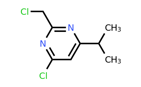 1263215-84-4 | 4-Chloro-2-(chloromethyl)-6-(propan-2-yl)pyrimidine