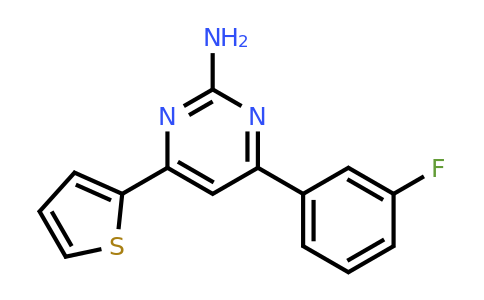 1263216-68-7 | 4-(3-Fluorophenyl)-6-(thiophen-2-yl)pyrimidin-2-amine