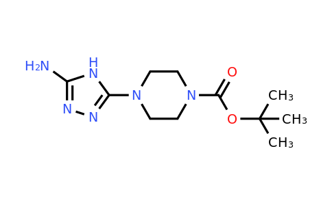 1263286-45-8 | Tert-butyl 4-(5-amino-4h-1,2,4-triazol-3-yl)piperazine-1-carboxylate