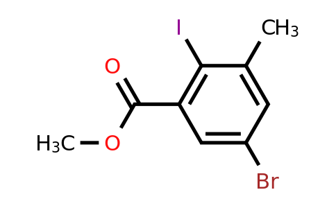 1263376-81-3 | Methyl 5-bromo-2-iodo-3-methylbenzoate