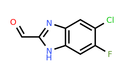 1263378-80-8 | 5-Chloro-6-fluoro-1H-benzoimidazole-2-carbaldehyde