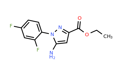 Ethyl 5-amino-1-(2,4-difluorophenyl)-1H-pyrazole-3-carboxylate