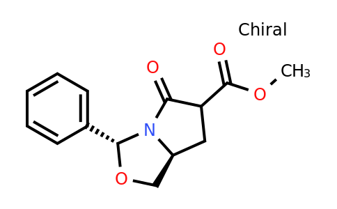 (3R,7aS)-methyl 5-oxo-3-phenylhexahydropyrrolo[1,2-c]oxazole-6-carboxylate
