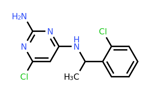 126439-91-6 | 6-Chloro-n4-(1-(2-chlorophenyl)ethyl)pyrimidine-2,4-diamine