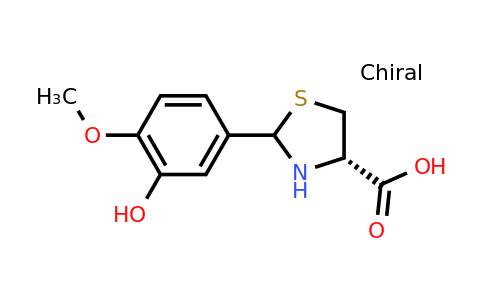 1265908-12-0 | (4S)-2-(3-hydroxy-4-methoxyphenyl)thiazolidine-4-carboxylic acid
