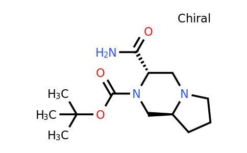 tert-butyl (3S,8aS)-3-carbamoyl-octahydropyrrolo[1,2-a]piperazine-2-carboxylate