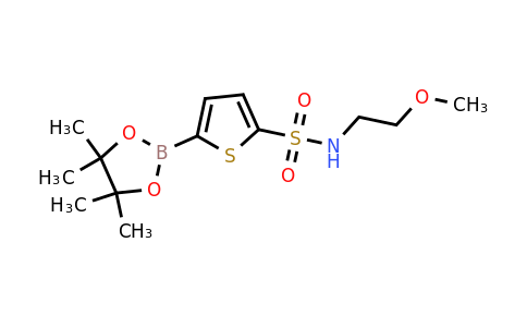 1266480-29-8 | 5-(4,4,5,5-Tetramethyl-[1,3,2]dioxaborolan-2-yl)-thiophene-2-sulfonic acid (2-methoxy-ethyl)-amide