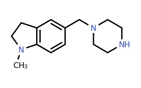 1267096-11-6 | 1-Methyl-5-(piperazin-1-ylmethyl)indoline
