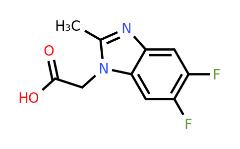 1267297-25-5 | 2-(5,6-Difluoro-2-methyl-1h-1,3-benzodiazol-1-yl)acetic acid